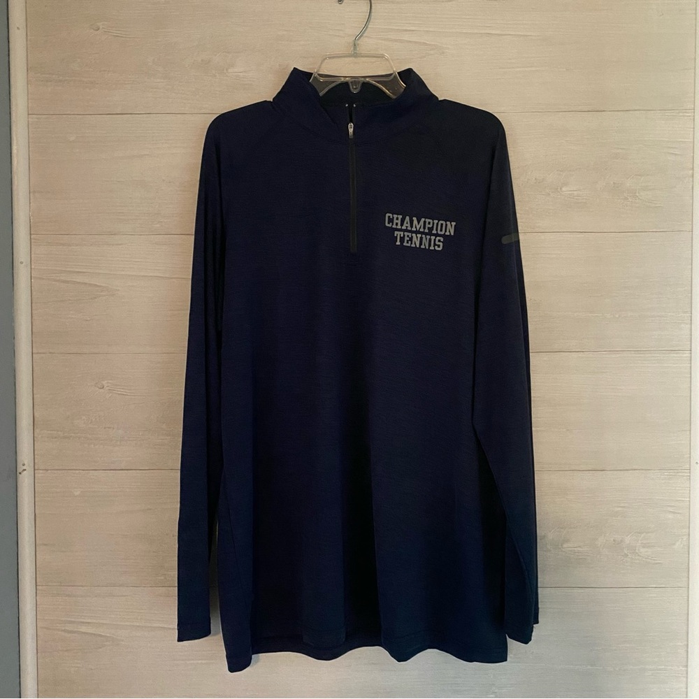 Pennant Sportswear Men's Long Sleeve Quarter Zip Sweater Light Weight 2XL